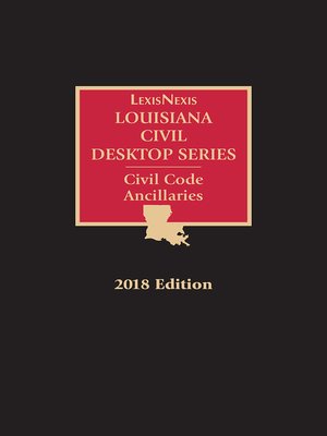 cover image of LexisNexis Louisiana Civil Desktop Series